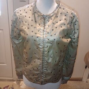 Studded Gold Women's Jacket
